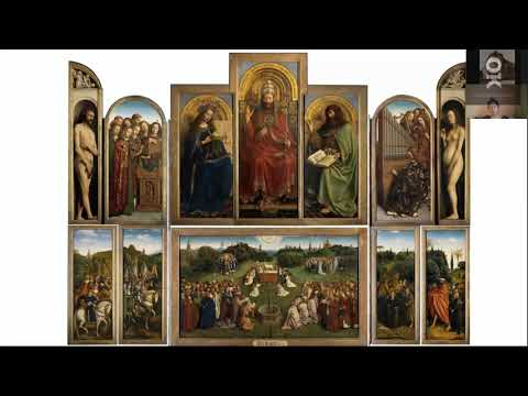 Видео: Онлайн-лекция. Валерия Косякова, Дильшат Харман. "Гентский алтарь братьев ван Эйк". Открытый клуб