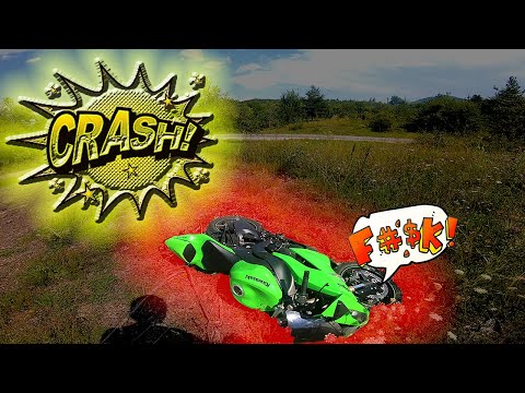 Видео: Падане с мотора след изпуснат завой с 160+ км/ч !!