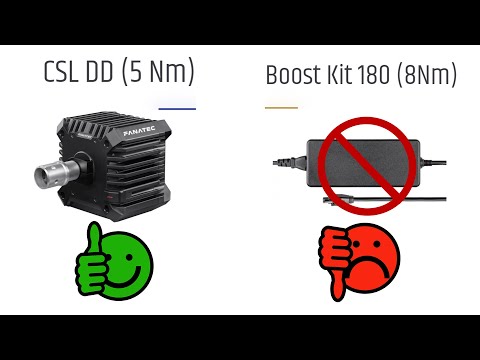 Видео: cslDD 5Nm | АКТИВАЦИЯ 8Nm БЕЗ блока питания Boost Kit 180