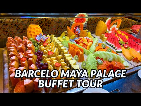 Видео: ТУР «БУФЕТ» BARCELO MAYA PALACE - Ривьера Майя, Мексика