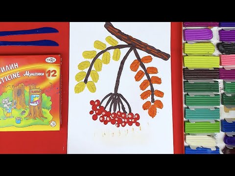 Видео: Лепка из пластилина - Осень - урок лепки