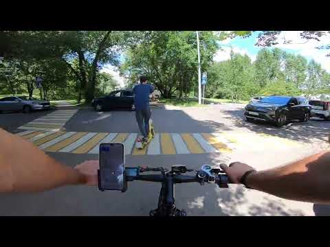 Видео: Максимальный пробег Электровелосипед Kugoo Kirin V3 на педалях 100 км Бесконечные 13 Ач ШОК!