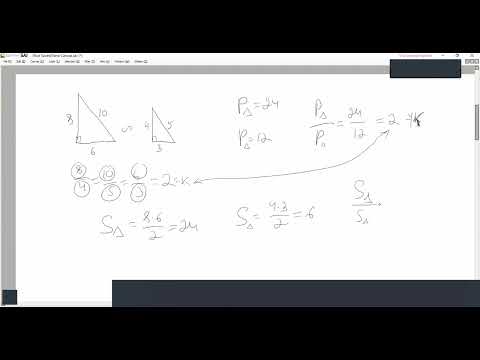 Видео: ұқсас үшбұрыштардың ауданы