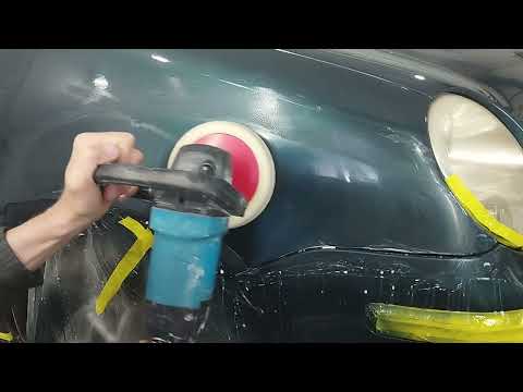 Видео: Полировка перехода на пол крыла весь процесс