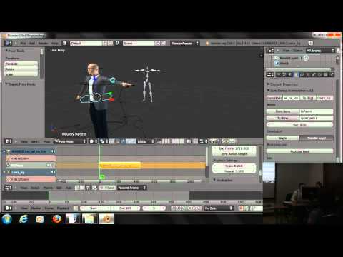 Видео: Motion Capture, импорт bvh файлов в Blender (part 07)