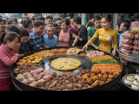 Видео: САМАЯ популярная вьетнамская уличная еда на юге Вьетнама: жареная лапша, бань ми,..