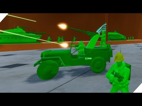 Видео: БИТВА ИГРУШЕЧНЫХ СОЛДАТ НА КУХНЕ - Attack on Toys Война игрушек солдатиков