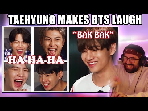 Видео: Ким Тэхён заставляет BTS кричать «ХАХАХАХА» | Реакция