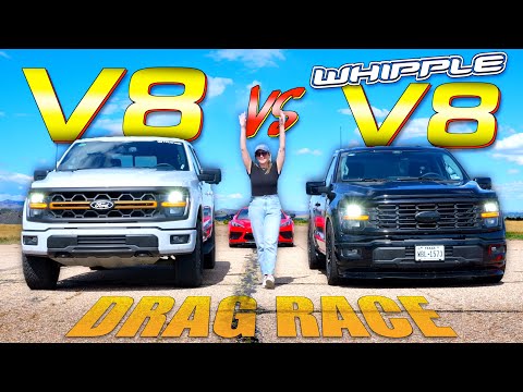 Видео: Гонка Ford F-150 V8 против V8: один из этих грузовиков скрывает что-то особенное!
