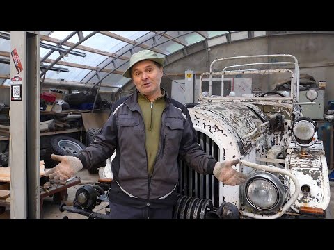 Видео: «Бугатти» 50 лет без движения! Оживим или нет?