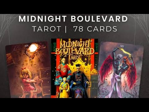 Видео: Новинка❗️Обзор колоды «Midnight Boulevard Tarot» 💀🎃💀от из-ва Nimit Publishing, Тайланд.