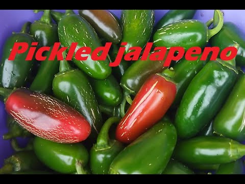 Видео: Халапеньо, маринованый перец / Pickled jalapeno