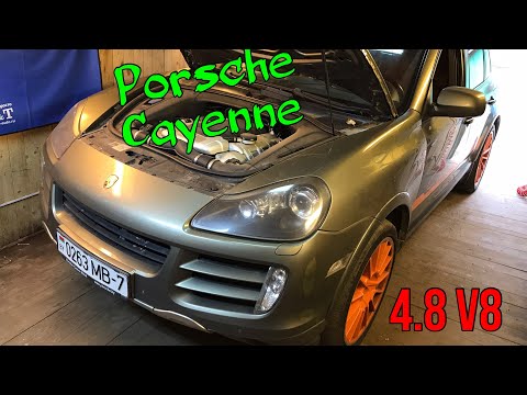 Видео: Porsche Cayenne 4.8 V8 - Промывка форсунок