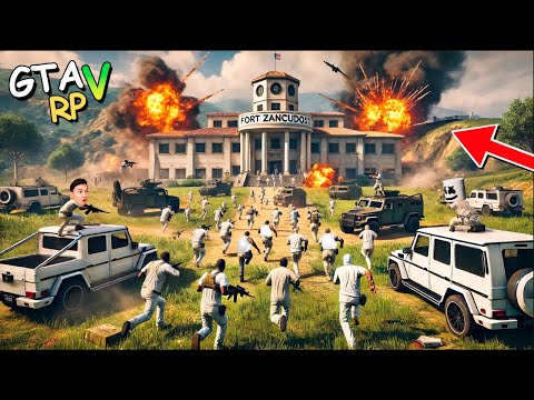 Видео: АРМИЯҒА АТАКА ЖАСАДЫҚ! БАРЛЫҚ ПОЛИЦИЯ ЖИНАЛЫП КЕЛДІ (GTA 5 RP) гта 5 рп казакша