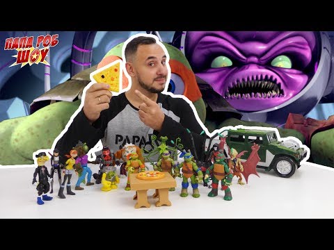 Видео: Папа РОБ: обзор приложения Черепашки Ниндзя. Легенды! 13+