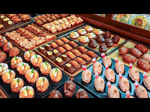 Видео: Удивительный! Процесс создания прекрасной Мадлен и финансиста - корейская уличная еда