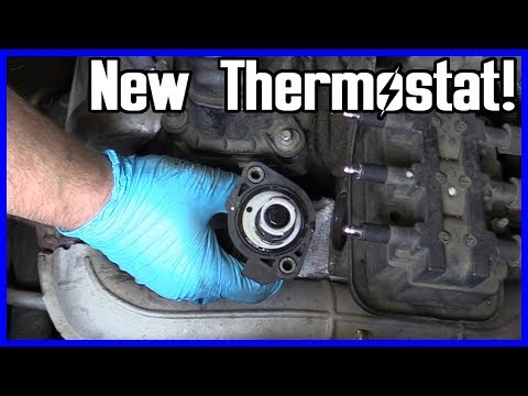 Видео: Как заменить термостат Dodge Caravan 3.3L V6 2001-2010 ЛЕГКО!