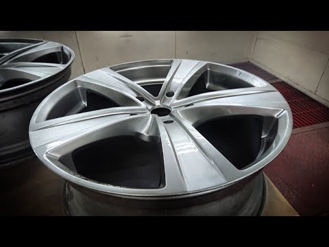 Видео: Покраска дисков в самое дорогое серебро на планете