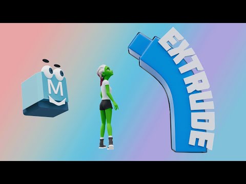 Видео: Maya Extrude/ Уроки по Maya для начинающих.