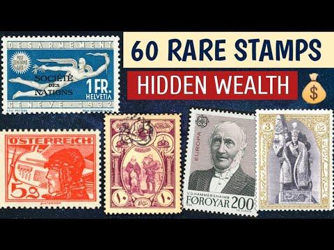 Видео: Ценные редкие марки | 60 бесценных коллекционных предметов, которые определяют историю