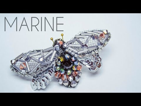 Видео: Брошь Жук с крыльями. Самый простой вариант изготовления.