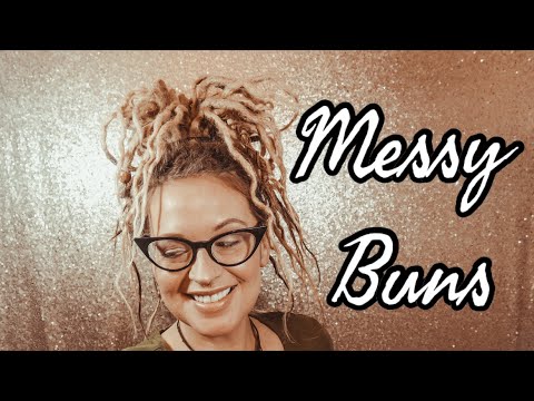 Видео: Мои любимые небрежные пучки (дреды)