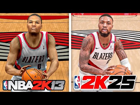 Видео: Забивая очки с Дэмианом Лиллардом в каждой гонке NBA 2k