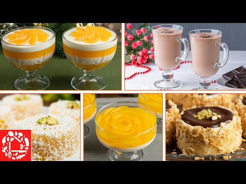 Видео: 5 шикарных Новогодних ДЕСЕРТОВ без выпечки  Новогодний стол 2022