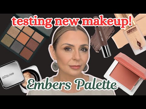 Видео: ТЕСТИРУЮ НОВЫЙ КОСМЕТИК! Палитра теней ABH Õmbers | Charlotte Tilbury | Haus Labs | Glossier | Ab...