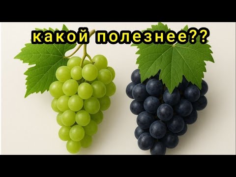 Видео: Какой виноград полезнее белый или чёрный?