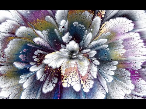 Видео: (475) От КРУГОВ до ЦВЕТОВ ~ ПРОСТАЯ заливка для НАЧИНАЮЩИХ ~ Обратное погружение цветка ~ Пошагов...