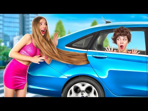 Видео: Длинные VS Короткие Волосы || Проблемы С Гига Длинными Волосами