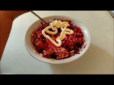 Видео: 💥 Так вкусно из свёклы вы ещё не готовили! Лучший салат за 5 минут.#домашниерецепты  #салатизсвеклы