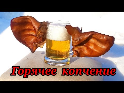Видео: Горячее копчение. Закуска под пиво  - свиные уши . Простой рецепт