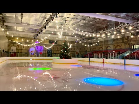 Видео: Ледена 🥶 пързалка ⛸️ в Лондон 🇬🇧Alexandra Palace Ice Rink