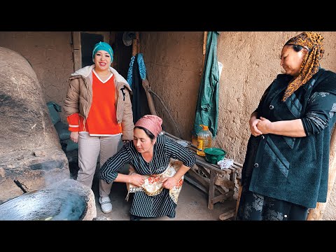 Видео: УЗБЕКИСТАН зимой! Жизнь В КИШЛАКЕ! Плов с айвой! ТЫКВЕННЫЕ ЛЕПЕШКИ! Деревенские мастерицы!