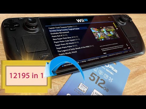 Видео: Карта 512гб с ретро играми для Steam Deck (+ Oled), внутри 12195 игр для Стим Дэк (+ Олед)