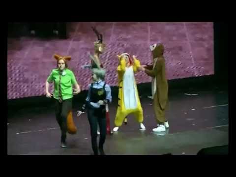 Видео: Улётный Косплей - сценки Зверополис и другие. Воронеж 2016