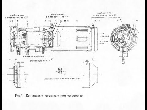 Видео: Дизельная печь Sirocco 265-02. Обзор в гараже