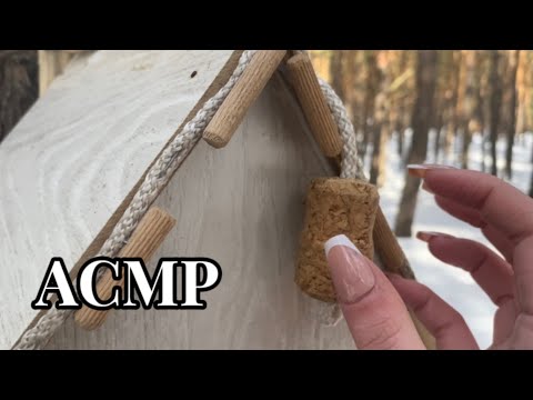 Видео: АСМР/ASMR в парке,лесу |триггеры,скрэтчинг,таппинг