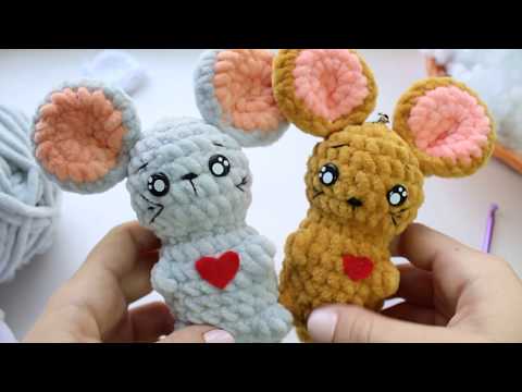 Видео: Плюшевая МимиМышка вязаная крючком - Мастер класс