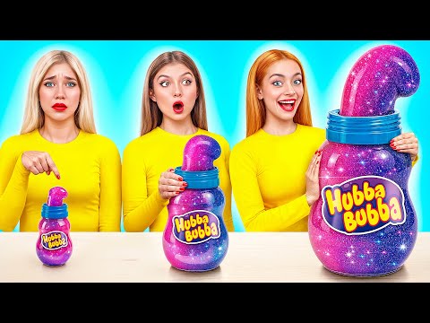 Видео: Большая, Средняя или Маленькая Тарелка Челлендж | Умные Гаджеты или Лайфхаки от Candy DO