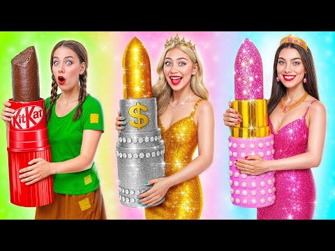 Видео: Бедная vs Богатая vs Ультра богатая Девушка Челлендж от Multi DO Girls