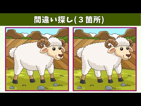 Видео: Найдите 3 отличия | Иллюстрация Версия #828