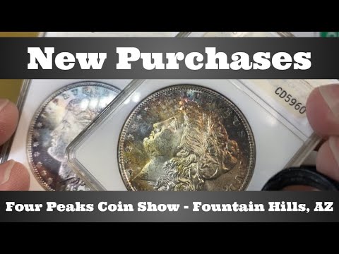 Видео: Новые покупки — осенняя выставка монет Four Peaks Coin Club — Фонтейн-Хиллз, Аризона — октябрь 20...