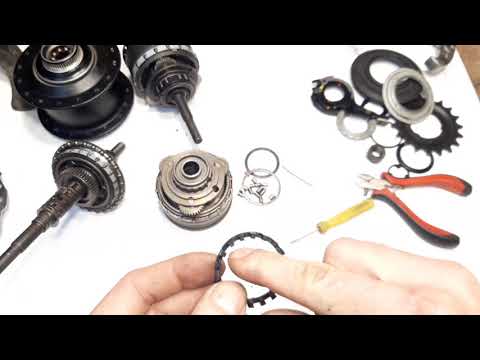 Видео: Shimano nexus 8, Alfine 8, не работает 1 и 5 передача, как устранить