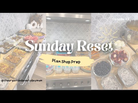 Видео: Воскресный отдых: планируйте, покупайте и готовьте еду и закуски для работающей пары с тремя мале...