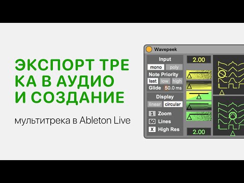 Видео: Экспорт трека в аудио и создание мультитрека в Ableton Live 11 [Ableton Pro Help]
