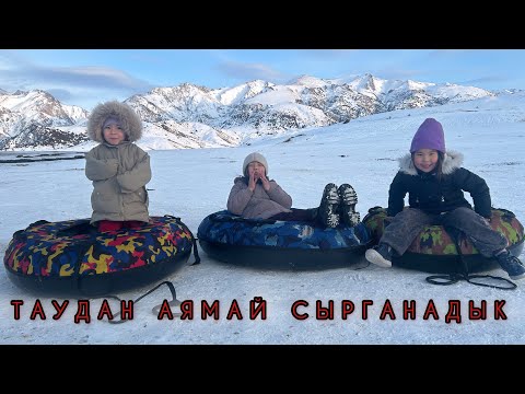 Видео: Таудан жаураганша абден, рахаттанып сырганадык. Кушты болды❄️❄️🩵🩵💙💙💙