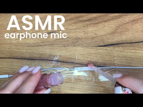 Видео: асмр на микро от наушников🎧| asmr earphone mic triggers lo-fi